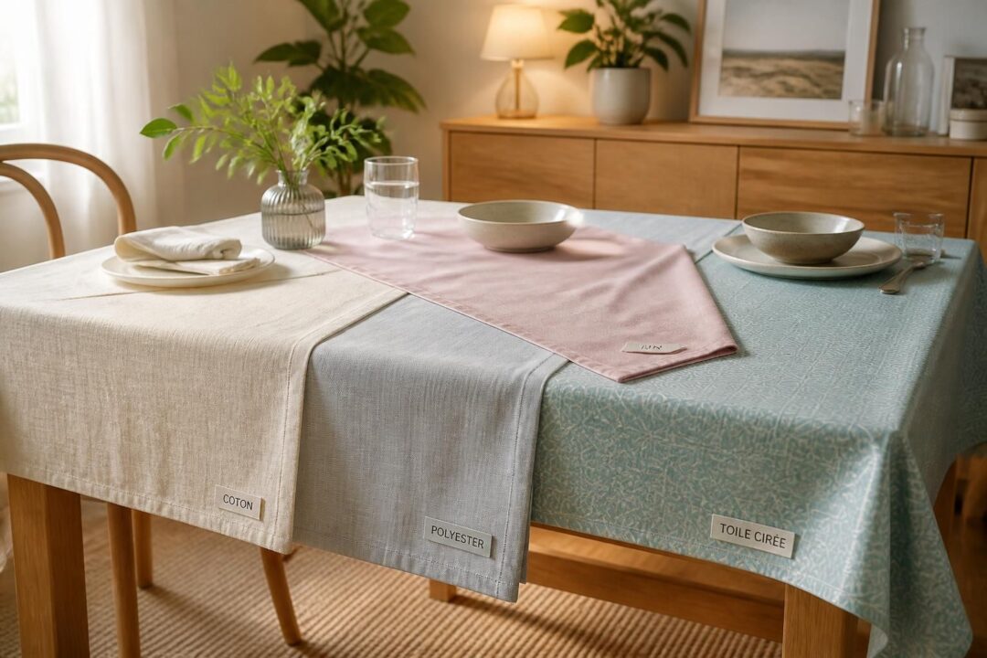 découvrez comment choisir la nappe de table idéale en fonction de la matière, de la taille et de la couleur pour sublimer votre décoration intérieure et vos repas.