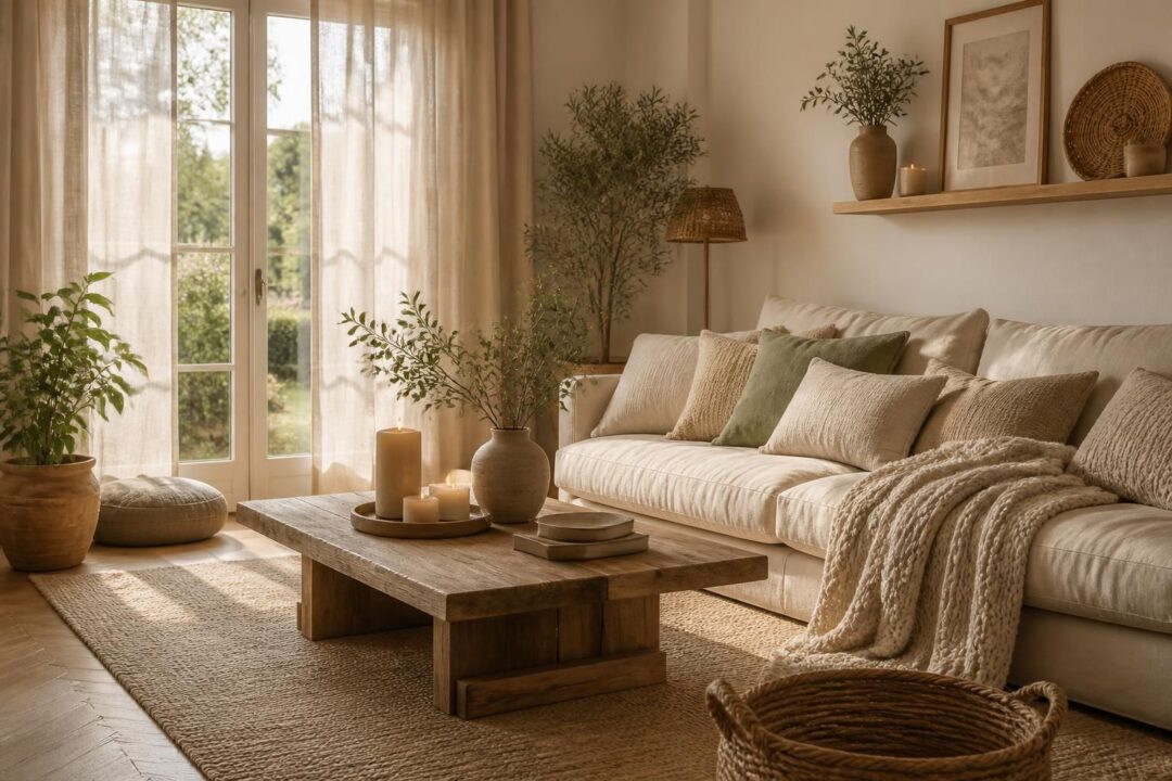 découvrez 12 astuces pour créer un salon cocooning chic, alliant chaleur et naturel, et transformez votre séjour en un espace accueillant et élégant.