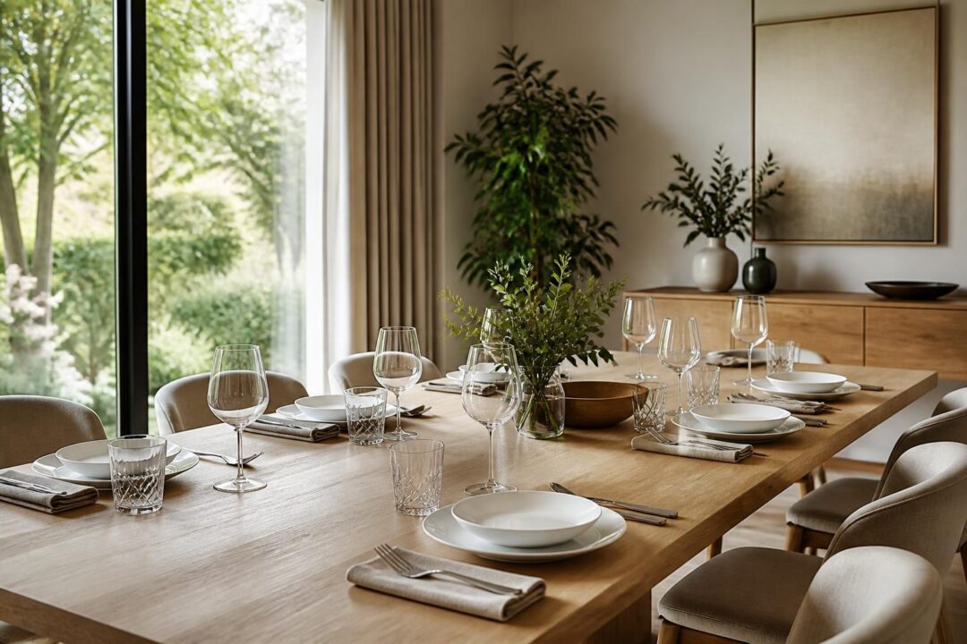 découvrez comment sélectionner la table à manger et le service de table parfaits pour harmoniser et structurer votre salle à manger avec style et fonctionnalité.